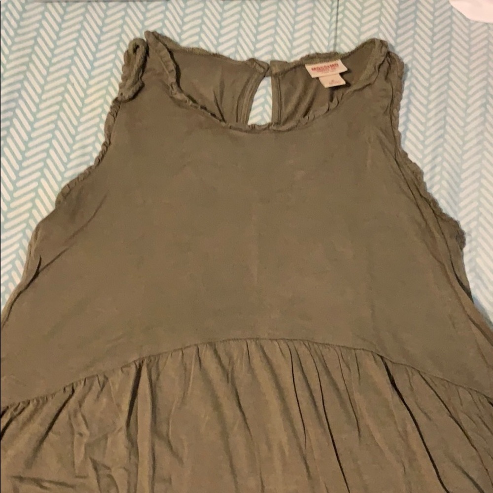 Flowy Green Tank Top